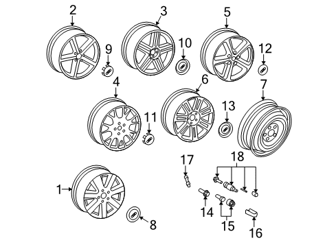 2009 Audi A4 Quattro Wheels Diagram 4