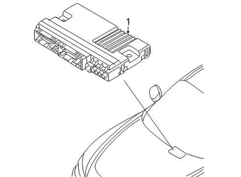 2023 Audi e-tron GT Electrical Components Diagram 7