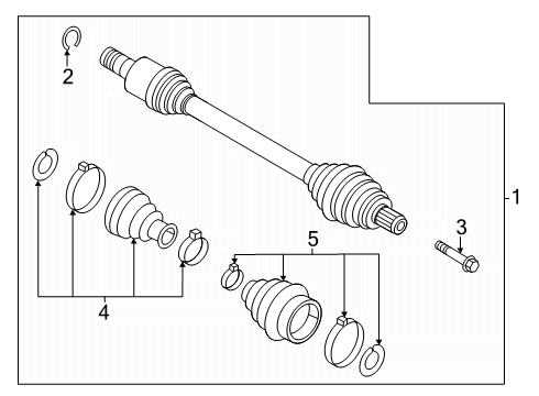 2025 Audi SQ7 Drive Axles - Rear