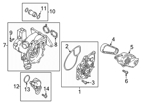 2024 Audi Q5 Water Pump