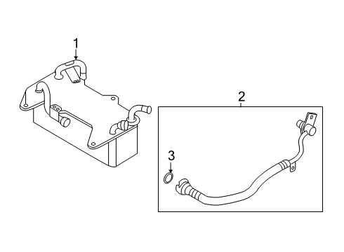 2018 Audi S5 Trans Oil Cooler Diagram 2