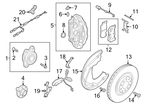 2024 Audi Q5 PHEV Anti-Lock Brakes Diagram