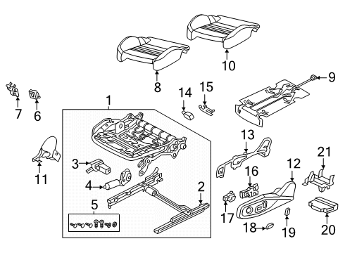2019 Audi A4 Lumbar Control Seats Diagram