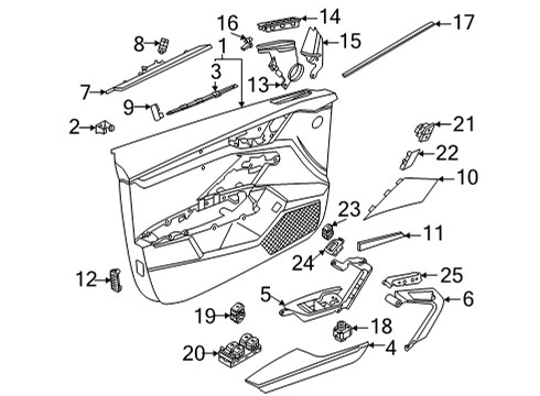 2025 Audi A3 Quattro EMBLEM Diagram for 8Y0-035-290-A-V58