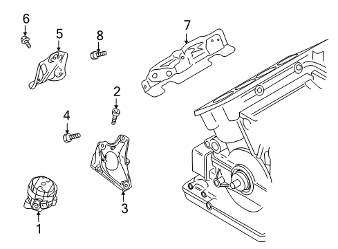2008 Audi R8 Engine Mounting Diagram