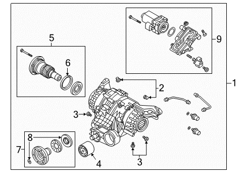 2020 Audi S5 Axle & Differential - Rear Diagram 2