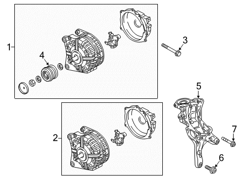 2016 Audi TT Quattro Alternator