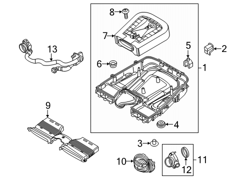 2025 Audi Q7 Air Intake Diagram 2