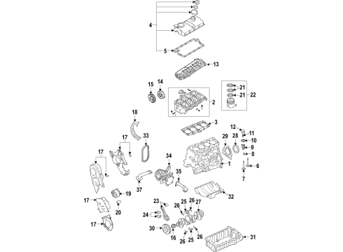 2015 Audi A3 Camshaft & Timing Diagram