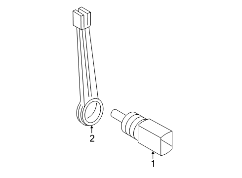 2019 Audi A8 Quattro Electrical Components - Front Bumper Diagram 6