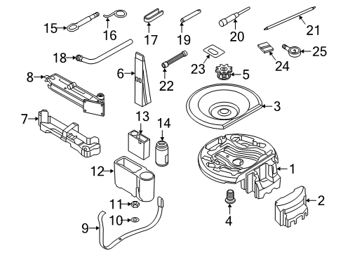 2017 Audi A7 Quattro Jack & Components