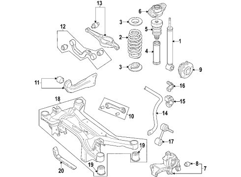 2006 Audi A3 Quattro Rear Suspension Diagram