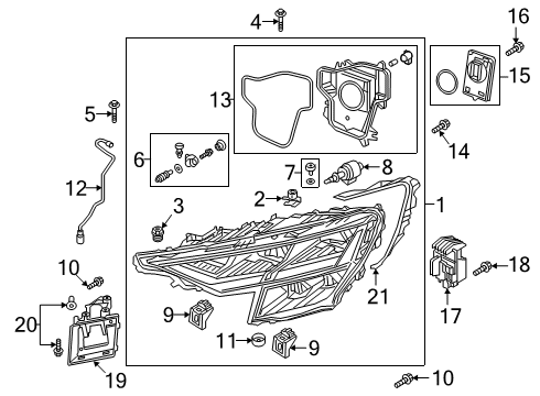 2020 Audi Q8 Hose Diagram for 4M8-941-718