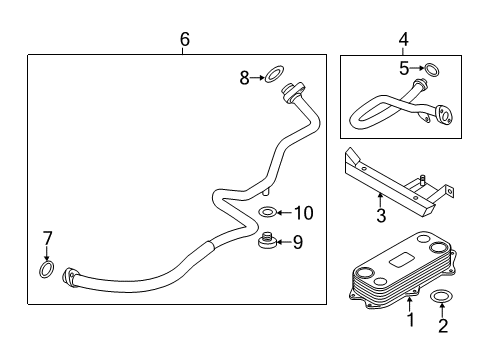2014 Audi R8 Oil Cooler Diagram
