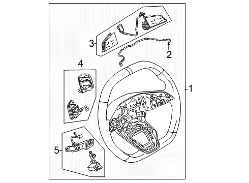 2025 Audi RS3 Steering Wheel & Trim
