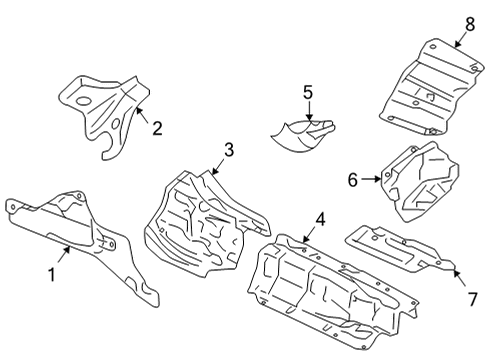 2024 Audi A4 allroad Heat Shields