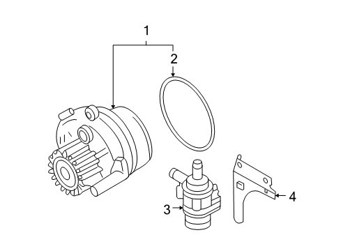 2006 Audi A3 Water Pump Diagram