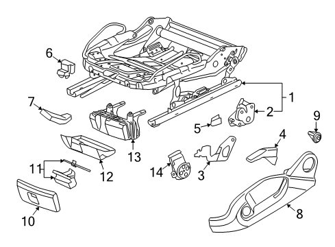 2008 Audi TT Quattro Tracks & Components Diagram 2