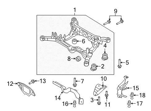 2011 Audi A5 Quattro Support Diagram for 8K0-505-220-E