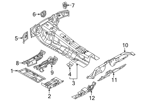 2020 Audi A6 Quattro Floor & Rails
