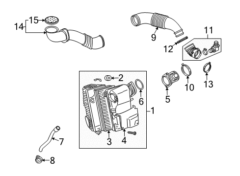 2009 Audi Q7 Air Intake Diagram
