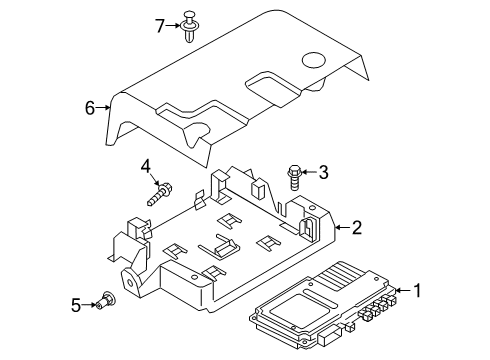 2020 Audi Q3 Electrical Components Diagram 2