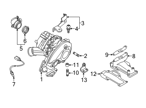 2015 Audi A7 Quattro Turbocharger Diagram