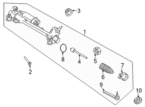 2023 Audi e-tron GT Steering Gear & Linkage - Steering Diagram 2