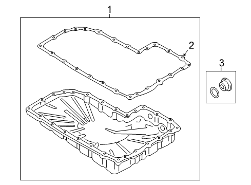 2019 Audi A4 Case & Related Parts Diagram
