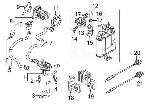 2015 Audi S3 Powertrain Control Diagram