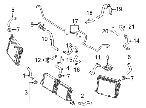 2014 Audi R8 Hoses, Lines & Pipes Diagram 5