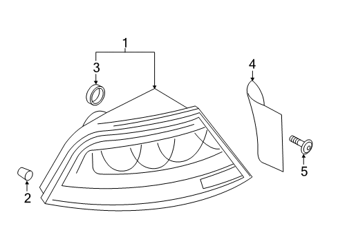 2018 Audi S7 Bulbs Diagram