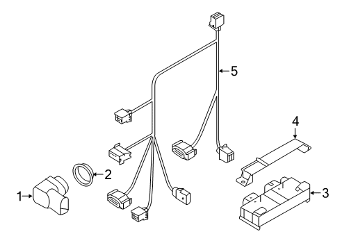 2017 Audi A8 Quattro Bumper & Components - Rear Diagram 2