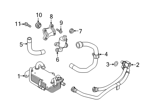 2024 Audi Q8 Trans Oil Cooler