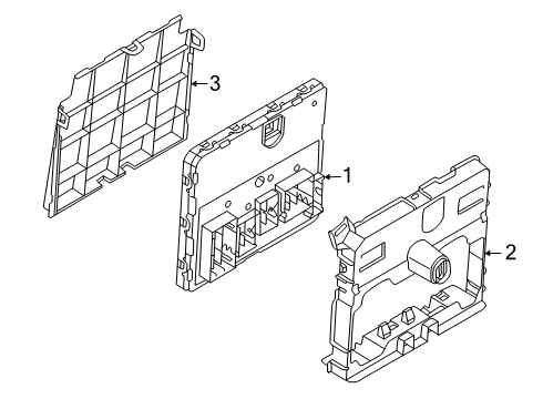 2025 Audi Q6 e-tron Electrical Components Diagram 12