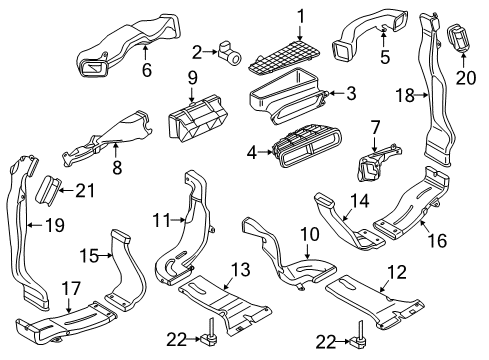 2018 Audi RS7 Automatic Temperature Controls Diagram