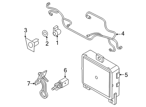 2024 Audi A3 Quattro Controls - Instruments & Gauges Diagram