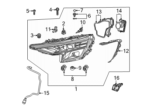 2025 Audi SQ8 Power Mod Diagram for 4K0-941-591-BL