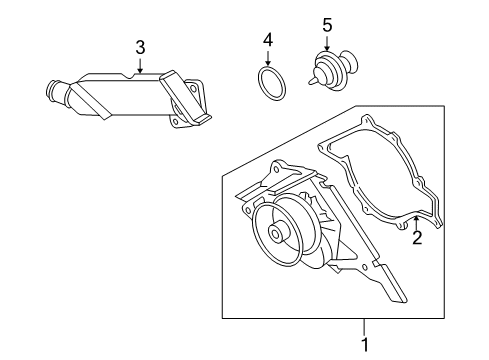 2004 Audi A8 Quattro Water Pump Diagram