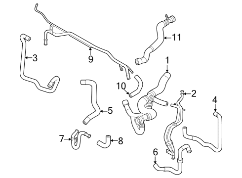 2023 Audi RS3 Hoses, Lines & Pipes Diagram 2
