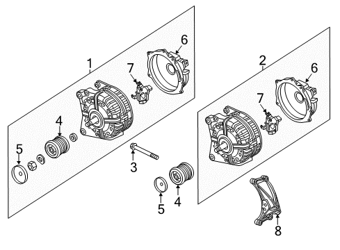 2017 Audi Q5 Alternator
