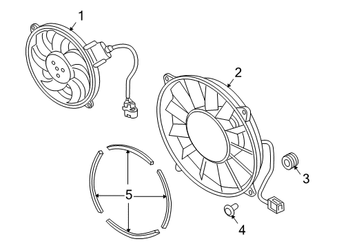 2005 Audi Allroad Quattro Cooling Fan Diagram 3