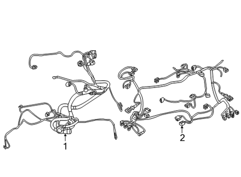 2023 Audi e-tron GT Wiring Harness Diagram 2
