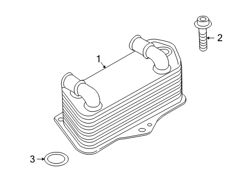 2009 Audi TT Trans Oil Cooler Diagram 3