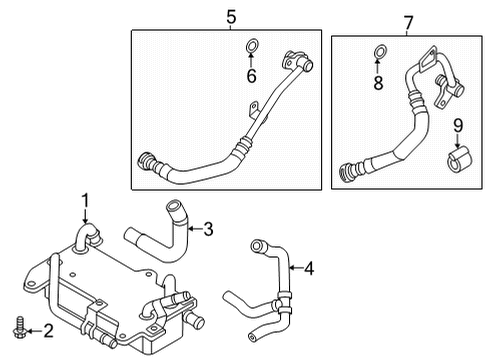 2019 Audi A8 Quattro Oil Cooler Diagram
