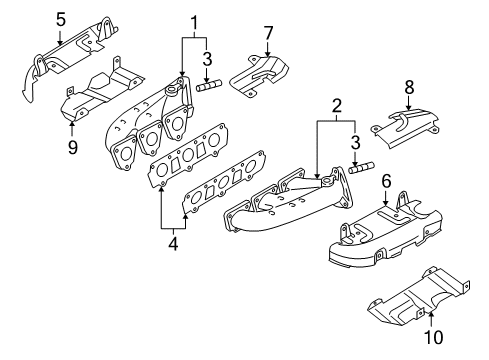 2008 Audi A4 Quattro Exhaust Manifold Diagram