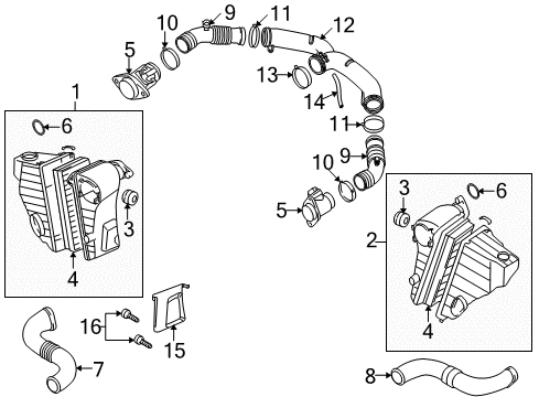 2010 Audi Q7 Filters Diagram 2