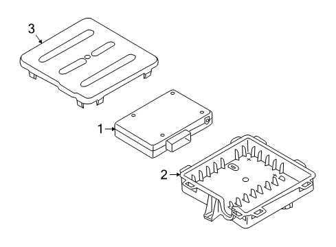 2011 Audi TT Quattro Communication System Components