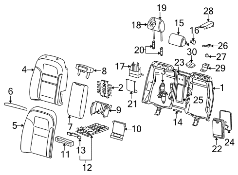 2004 Audi A8 Quattro Control Module Adhesive Kit Diagram for 533-867-910-A