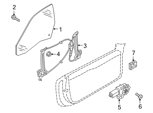 2011 Audi A5 Front Door Diagram